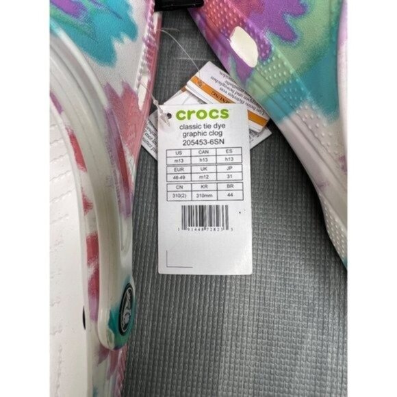 Crocs Clogs  Men\'s Size 13 Tie Dye main image 6